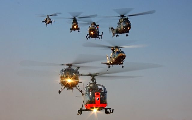 — — - Collection of SAAF Helicopters