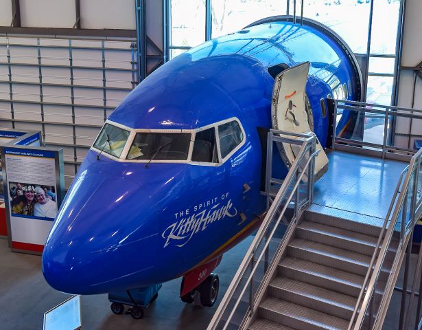 BOEING 737-300 (N300SW) - Seen here at the Frontiers of Flight museum in Dallas, Spirit of Kitty Hawk is preserved for future generations to view and experience