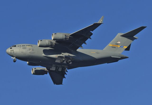 Boeing Globemaster III (95-0106) - USAF - US Air Force - McDonnell Douglas C-17A Globemaster III - C/N 50035 / F34 - 95-0106 - Sunday rush hour (starting 1PM) at Ramstein Air Base - 2009-01-11.