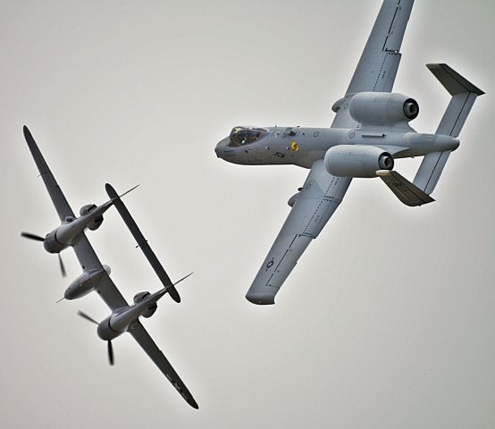 — — - A-10, P-38