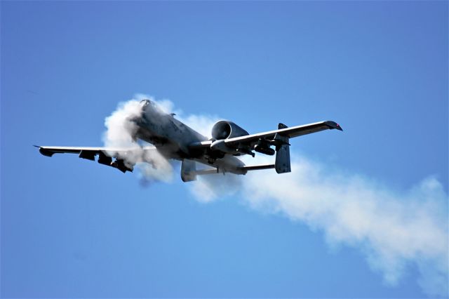 Fairchild-Republic Thunderbolt 2 — - Hardwood Range hosting A-10 gunnery practice from Whiteman AFB AF reserves.