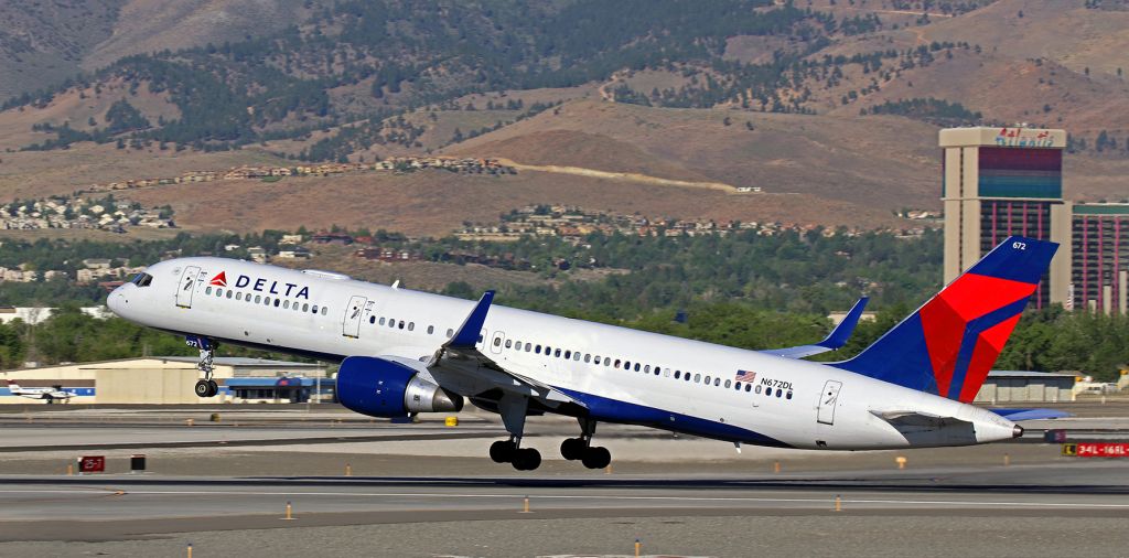 Boeing 757-200 (N672DL) - Morning departure (7:50 AM) to Atlanta.