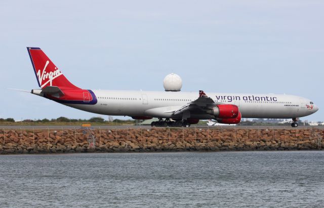 Airbus A340-600 (G-VYOU) - Taxiing To Rwy 34L