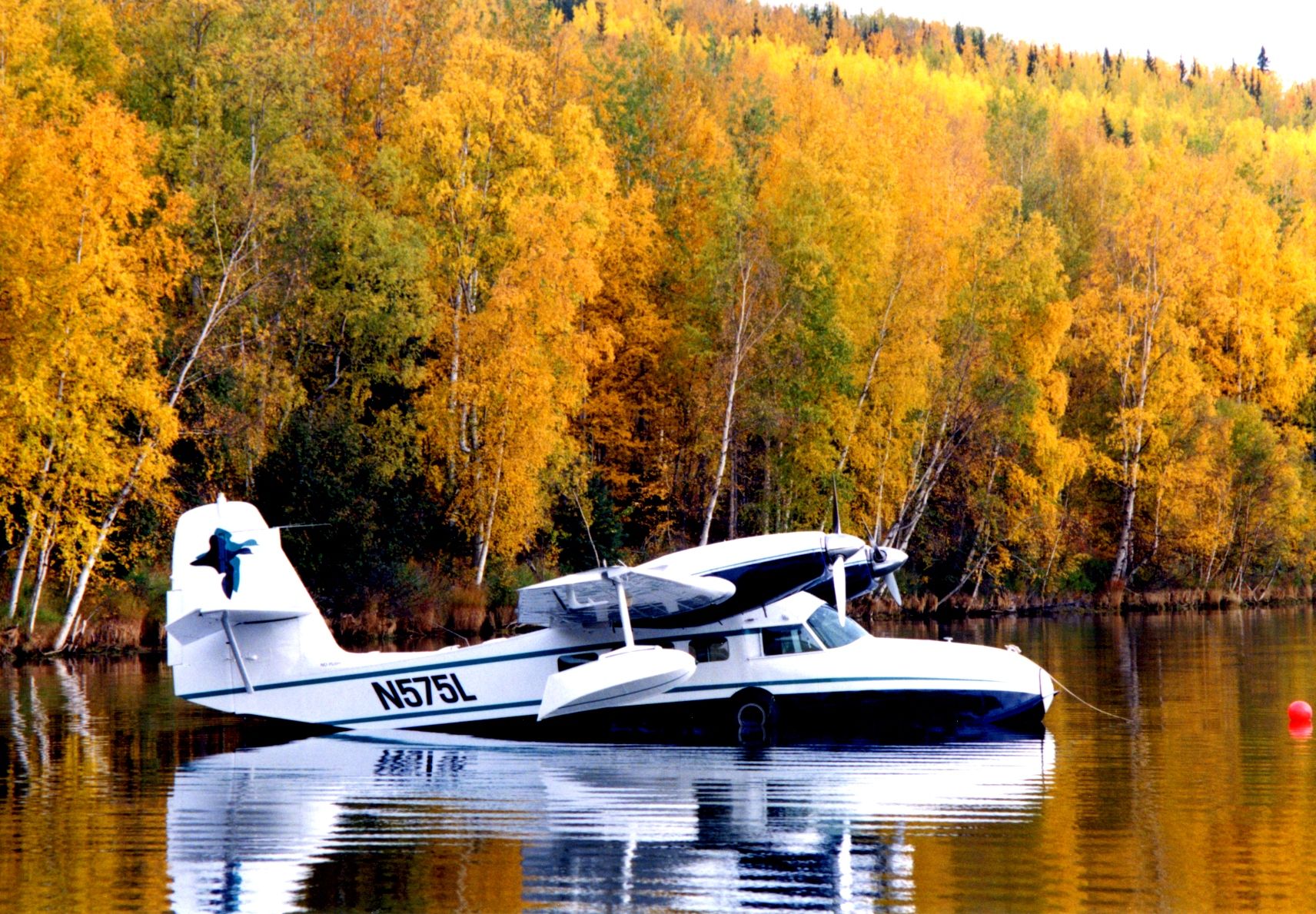 Grumman G-44 Widgeon (N575L) - Healy Lake, Alaska  in September