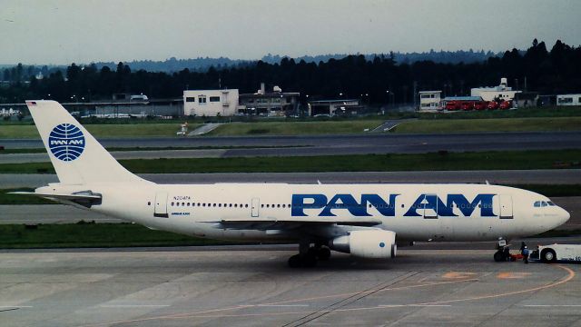 Airbus A300F4-200 (N204PA) - This is the picture taken before about 30 years, br /but a photo date isnt recording a photo date then, br /and is unclear.br /PA Airbus A300B4-203br /N204PA  198  ex F-WZEQbr /"Clipper Washington"