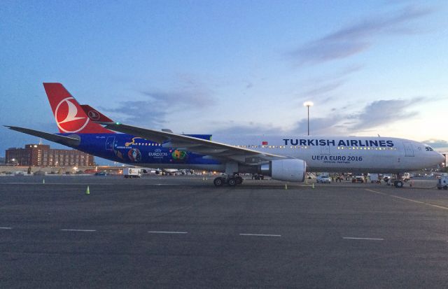 Airbus A330-300 (TC-JOH) - 2016 UAFA  Euro Special livery 