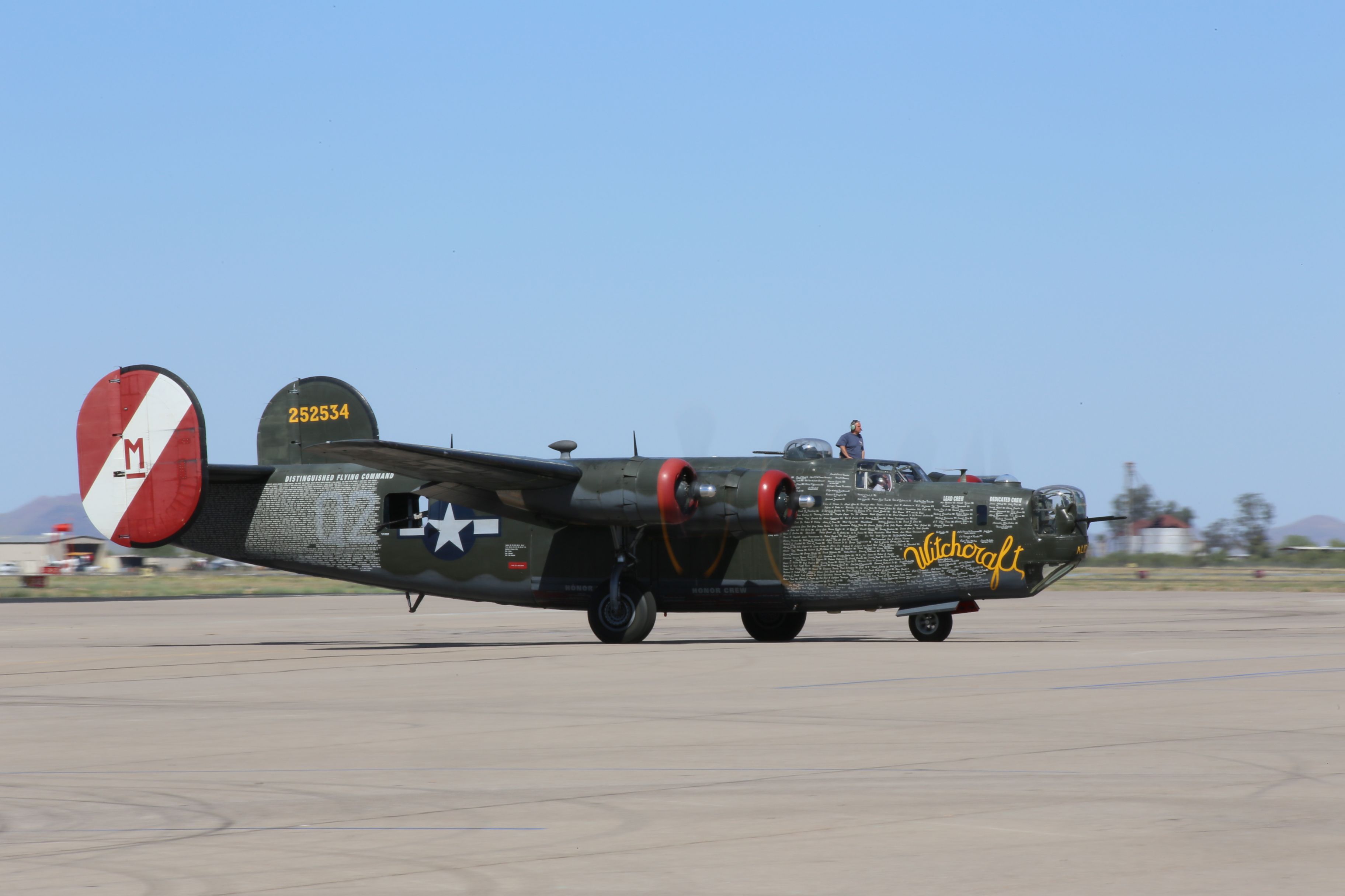 Consolidated B-24 Liberator (N224J) - Collings Foundation Consolidated Liberator B-24J, Witchcraft, on 18 April 2015.