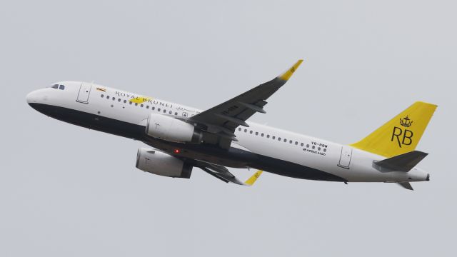 Airbus A320 (V8-RBW) - Taking off from 02C