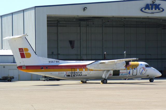 N567WK — - In front of the ATK mod center at Meacham Field