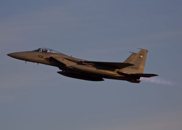 McDonnell Douglas F-15 Eagle (22-8936) - The first of a pair of F-15DJs of the 306th Tactical Fighter Squadron departs Hyakuri Airbase during golden hour (please view in "Full" for highest image quality)