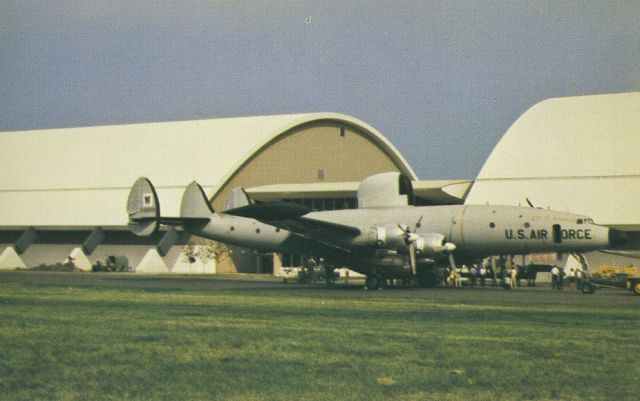 Lockheed EC-121 Constellation (53-0555) - scanned from postcardbr /USAF