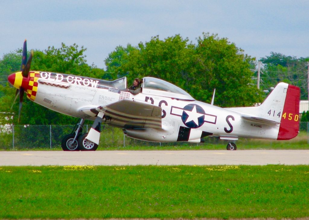 North American P-51 Mustang (N451MG) - At Oshkosh. 1944 North American P-51D Mustang