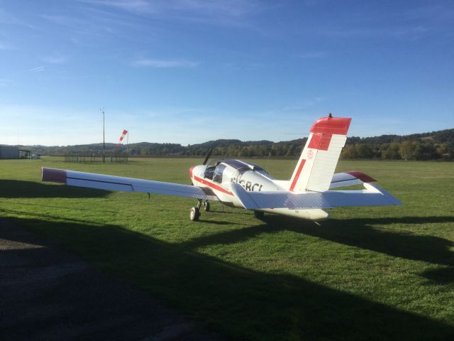 PZL-OKECIE PZL-111 Koliber Senior (F-GBCI) - St Gaudens-Montréjeau airfield close to the holy church of St Just where mass has been performed uninterruptedly for 1000 years - as you take off south you will fly over the ancient city of Comminges where King Herod was exiled by the Romans.