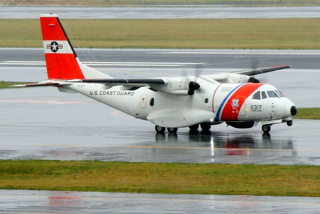 N2317 — - Coast Guard 2317 taxiing on Bravo out to rwy 9