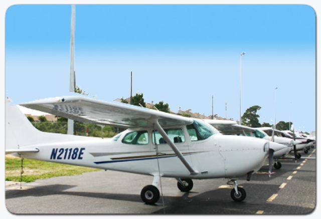 Cessna Skyhawk (N2118E) - This C172 is used at the Destin Florida Miracle Strip Aviation FBO for the flight school where first time student learns to fly.