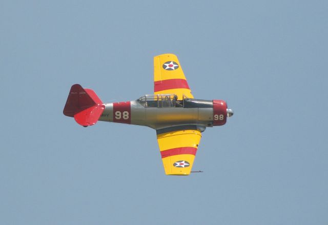 North American T-6 Texan (N26808) - T-6 Texan at Reading airshow 2008