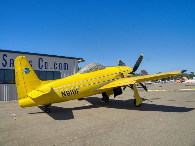 N818F — - Grumman F8F at Livermore Municipal Airport 06/2019 AOPA Flyin