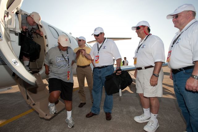 CSOA — - Cessna Special Olympics Airlift 2010 - http://flightaware.com/airlift/ - Airlift and Athletes arriving in Lincoln, Nebrasks on July 17, 2010.  Photos Courtesy Cessna Aircraft Company