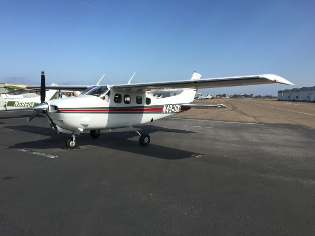 Cessna Centurion (N4946K) - N4946K on the ramp at Montgomery Field.