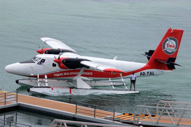 De Havilland Canada Twin Otter (8Q-TAL) - Taxiing to the jetty on 3-Jan-24.