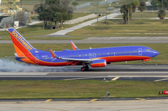 Boeing 737-800 (N8629A) - 01/02/2015. Interestingly there is no record of this flight in FA. According to my camera clock it landed at exactly 4:19pm EST. My guess is that this flight came in from KDEN.