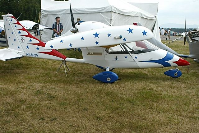 N4362V — - Ultra Light Aircraft at EAA Fly-In Arlington, WA.  "When I Grow Up I Will Be A Thunderbird" 7-13-2002