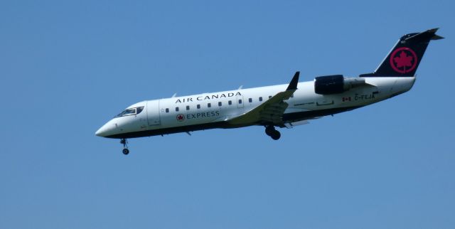 Canadair Regional Jet CRJ-200 (C-FEJA) - On short final is this 2004 Air Canada Express Canadair Regional Jet 200ER from the Spring of 2022.