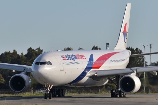 Airbus A330-300 (9M-MTL) - Adelaide, South Australia, Sunday August 2, 2020 - turning onto Foxtrot 6 for runway 05 departure.