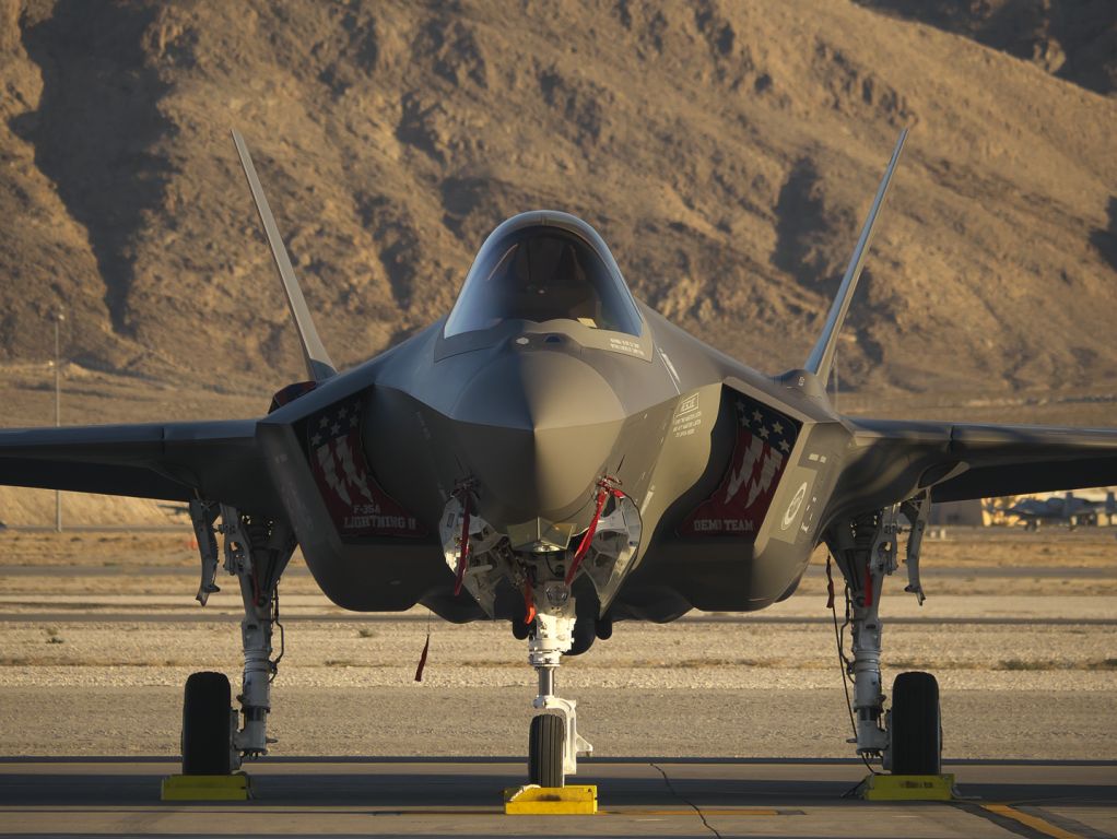 Lockheed F-35C — - F-35 Demo Team at Aviation Nation 2019.