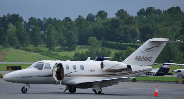 Cessna Citation CJ1 (N606HC) - HUDSON AIR LLC at KJQF - 8/8/12