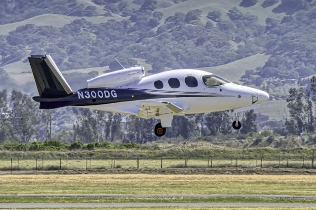 Cirrus Vision SF50 (N300DG) - Cirrus SF50 departs Livermore Municipal Airport (CA). April 2021