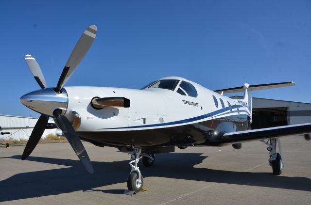 Pilatus PC-12 (N154WA) - Fresh out of the paint shop.