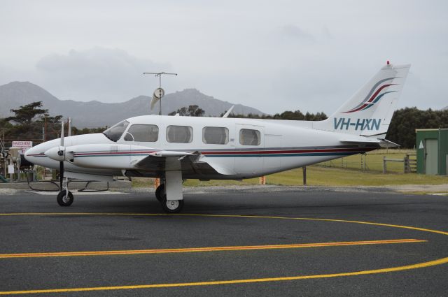 Piper Navajo (VH-HXN) - Kirkhope Aviation navajo at Flinders Island, July 2016