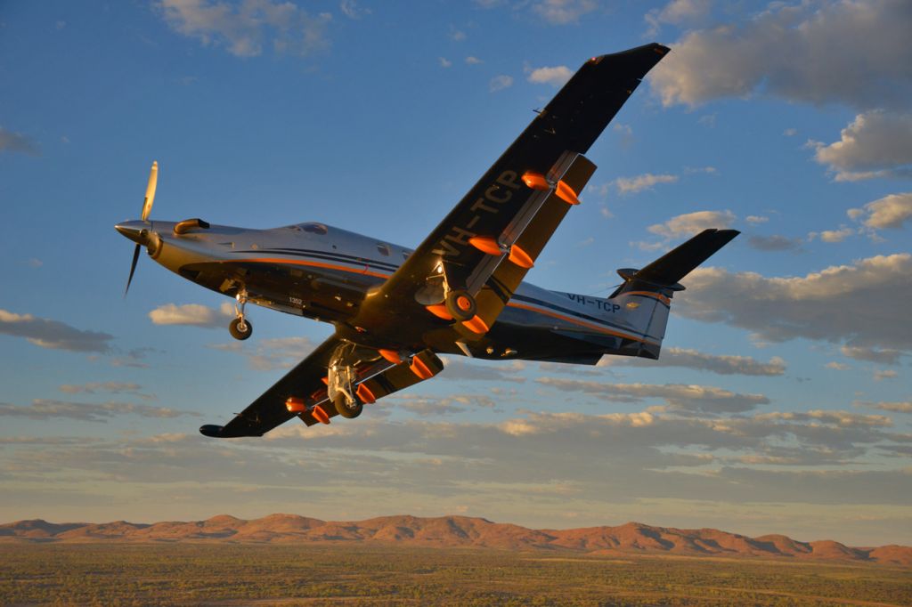 Pilatus PC-12 (VH-TCP) - Air to air photo shoot