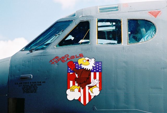 Boeing B-52 Stratofortress (60-0028) - B-52H "The Tired Eagle", 60-0028, at Barksdale AFB Airshow in 2005.