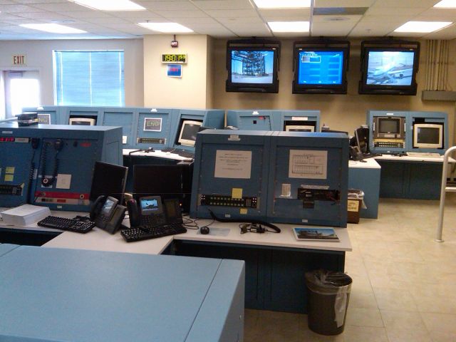 — — - Dryden Mission Control Center (MCC) at Edwards AFB (KEDW) for the shuttle orbiters after they had landed and during processing for the ferry return flight back to Kennedy.