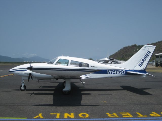 Cessna 310 (VH-HGO) - Barrier Aviation, Cairns International Airport, Queensland