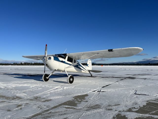 Cessna 140 (N76240) - Bluebird day on New Years eve