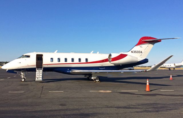 Bombardier Challenger 300 (N350DA) - 1st ever upload of N350DA on FlightAware.Com 8/4/2016