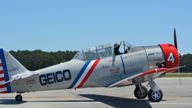 North American T-6 Texan (N7648E) - MYR Airshow 2018