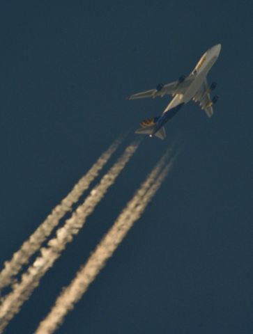 Boeing 747-400 — - Polar Air Cargo flight 243 using Atlas Air Cargos 747 N Kentucky Intl to RAF Brize Norton over Cleveland 41,000 ft. 10-26-14. (Wonder whats on this flight Ft. Knox is right down the road from N Kentucky Intl ???? 