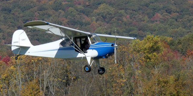 CHAMPION Tri-Traveler (N1885E) - On short final is this 1946 Aeronca 7AC Champion Tri-Traveler in the Autumn of 2022.