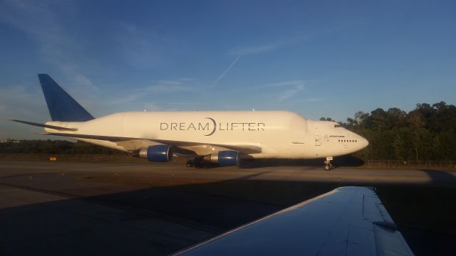 — — - While taxiing to the runway this beauty was taxiing to the gate in South Carolina.