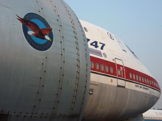 BOEING 747-100 (N7470) - The first ever 747, a 747-100, sits at the Boeing Museum Of Flight in Seattle, Washington. Used BFI as the airport just because its right there.