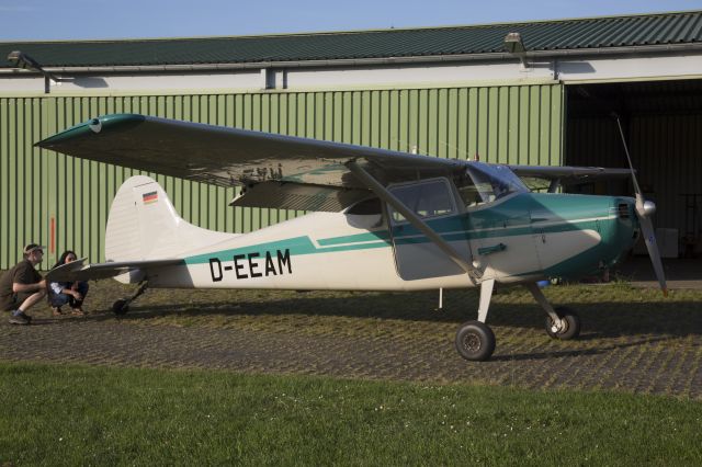 Cessna 170 (D-EEAM) - At the Aeroclub Gelnhausen Germany.