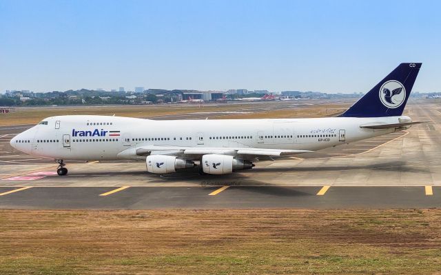 Boeing 747-200 (EP-ICD) - Iran Air Boeing 747-200F departing from Mumbai