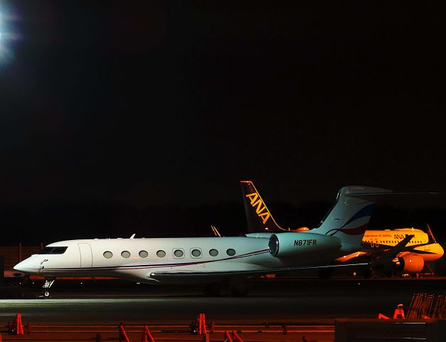 Gulfstream Aerospace Gulfstream G650 (N871FR) - I took this picture on Jan 09, 2020.