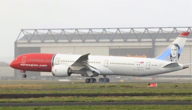 Boeing 787-9 Dreamliner (SE-RXM) - norwegian air sweden b787-9 se-rxm landing at shannon from stavanger for parking 16/2/21.