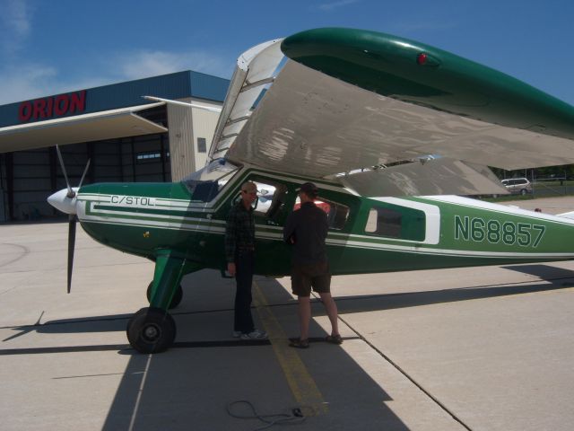 N68857 — - Sam flew his Helio to Oshkosh non-stop from Erie, CO in 8 hours...