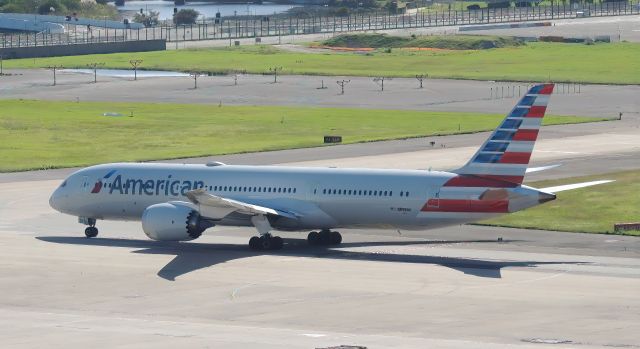 Boeing 787-9 Dreamliner (N838AA) - I was at P7 international carpark, plane spotting when I spotted this lovely American Airlines 787 heading straight out via runway 16R on the 28/3/21 to Los Angeles (KLAX)